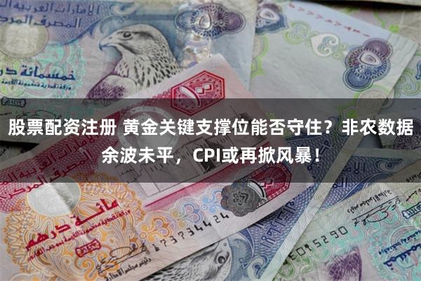 股票配资注册 黄金关键支撑位能否守住？非农数据余波未平，CPI或再掀风暴！