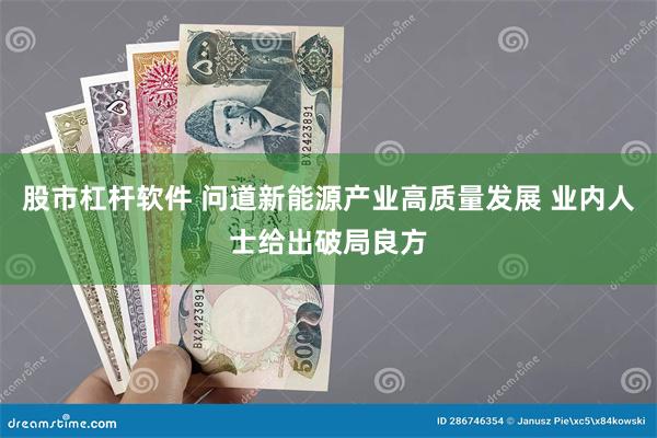 股市杠杆软件 问道新能源产业高质量发展 业内人士给出破局良方