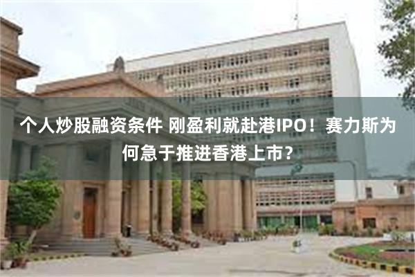 个人炒股融资条件 刚盈利就赴港IPO！赛力斯为何急于推进香港上市？